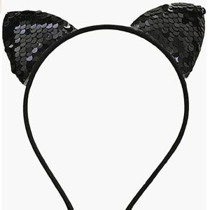 #92 🐈‍⬛ Sparkle Kitty Ears Head Band 🐈‍⬛